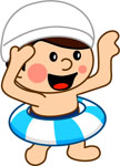 キッズキャラクター-うきわ キッズキャラクター-うきわ