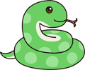 へびイラスト−とぐろ へびイラスト−とぐろ