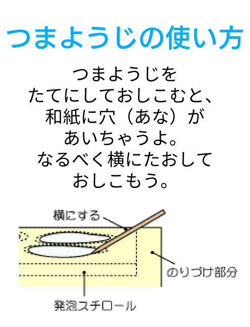 つまようじの使い方