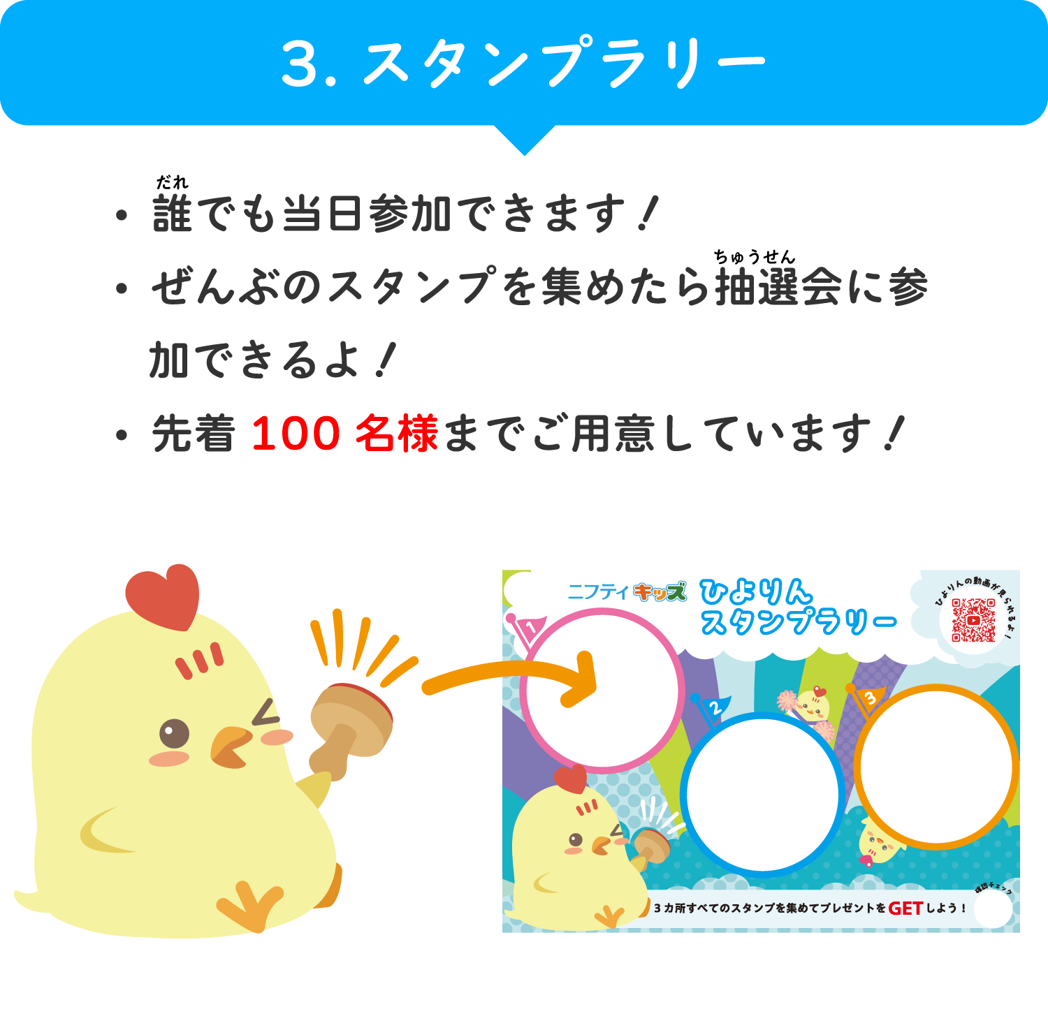 3.スタンプラリー