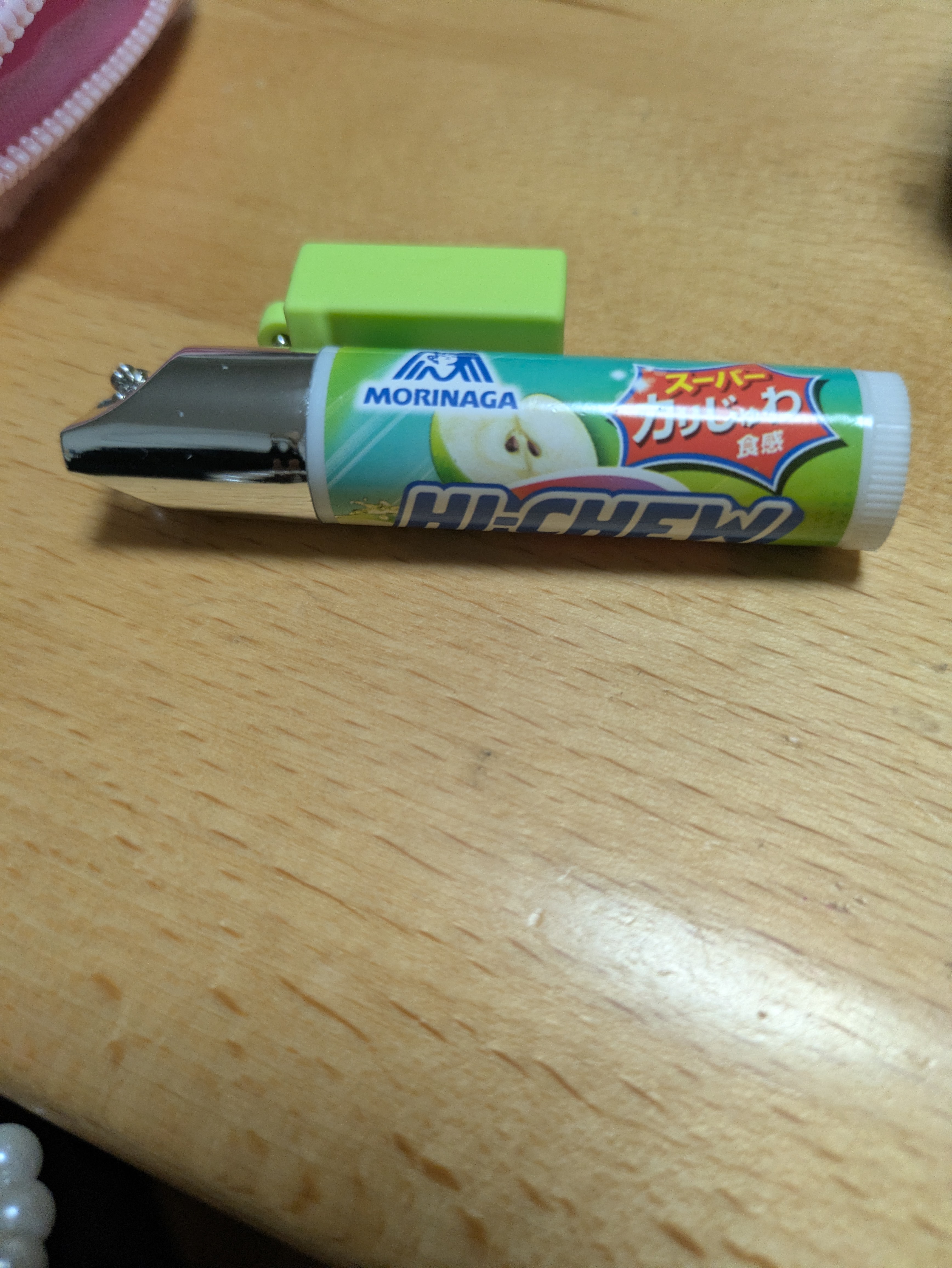 ハイチュウ　マスコット付きリップクリーム